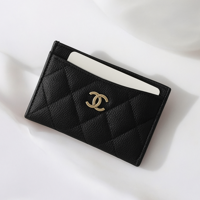 DOUBLE C CARDHOLDER BLACK